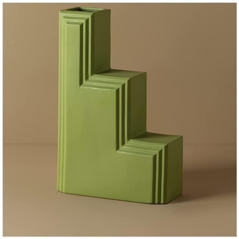 Lego House Ceramic Accent Vase Steps YellowGreen | Sage & Sill